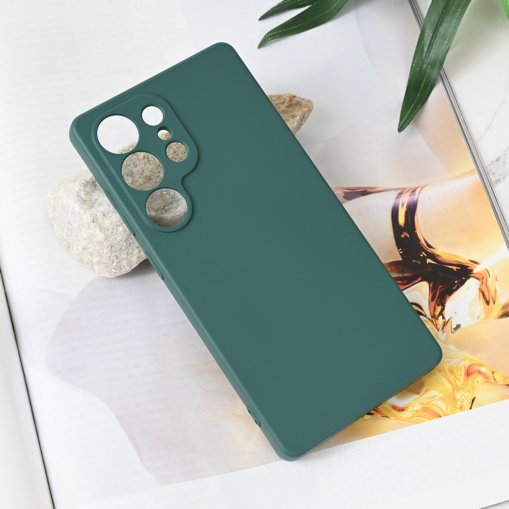 Samsung S25 Ultra Soft Velvet silikonska futrola (Green) - Mgs mobil Niš