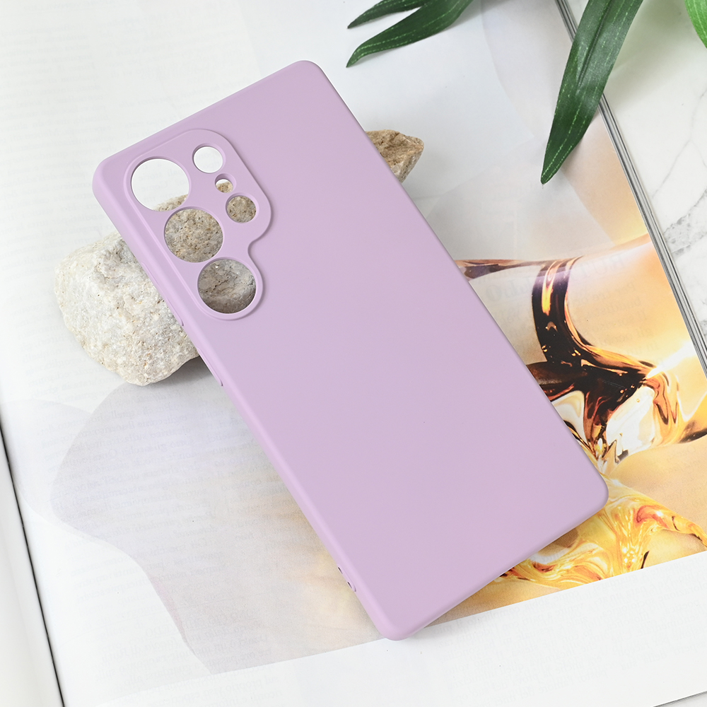 Samsung S25 Ultra Soft Velvet silikonska futrola (Purple) - Mgs mobil Niš