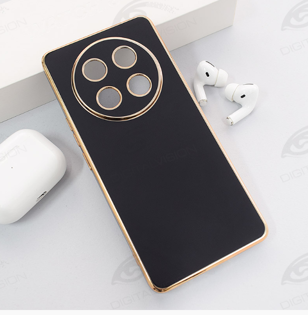 Honor Magic 7 Lite silikonska maska Electroplated (Black) - Mgs mobil Niš