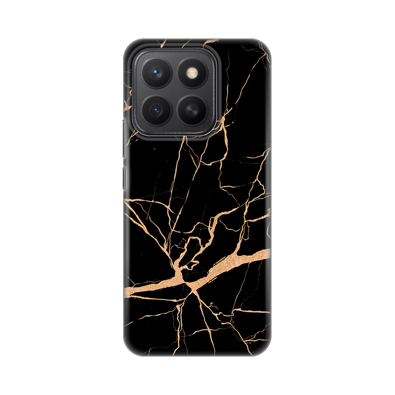 Honor X8c silikonska futrola All Black (Print) - Mgs mobil Niš