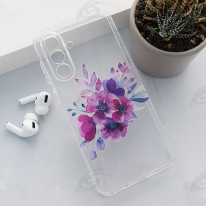 Samsung A56 silikonska futrola Flowers (Print) - Mgs mobil Niš