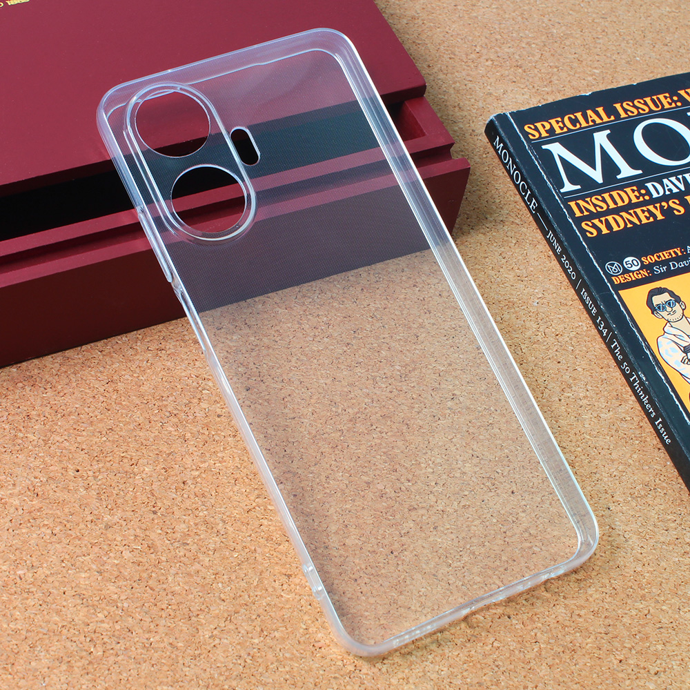 Realme C55 silikonska futrola (Transparent) - Mgs mobil Niš
