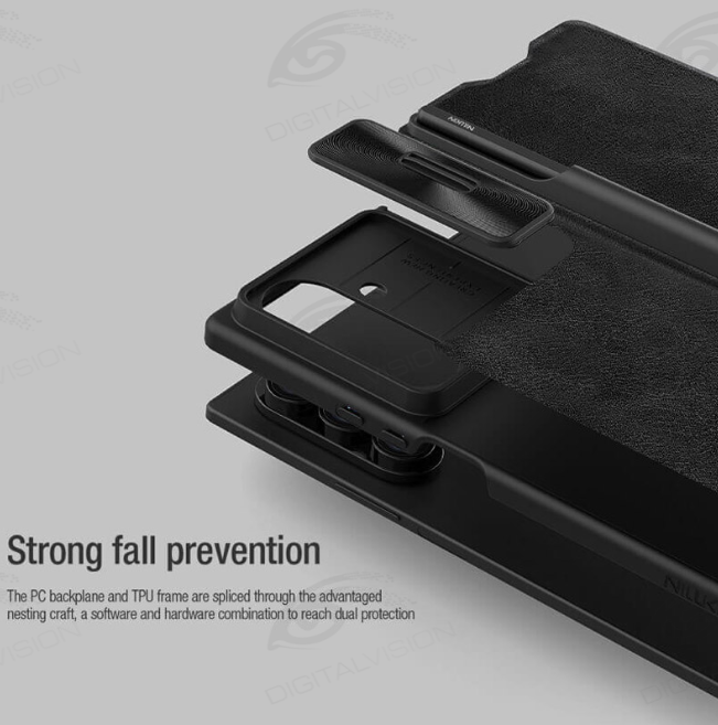 Samsung Z Fold 7 futrola na preklop Nillkin Qin (with Pen) - Mgs mobil Niš 8