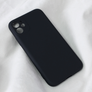 iPhone 11 Soft Velvet silikonska futrola (Black) - Mgs mobil Niš