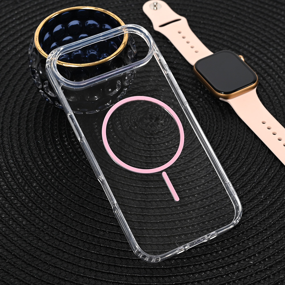 iPhone 17 Air Magsafe Color Line silikonska maska (Rose) - Mgs mobil Niš