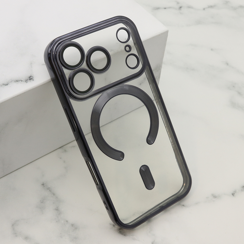 iPhone 17 Pro Camera Protect magsafe futrola (Black) - Mgs mobil Niš