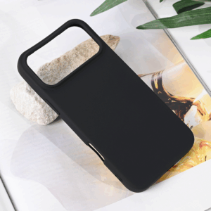 iPhone 17 Pro Max Soft Velvet silikonska futrola (Black) - Mgs mobil Niš