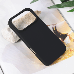 iPhone 17 Pro Soft Velvet silikonska futrola (Black) - Mgs mobil Niš