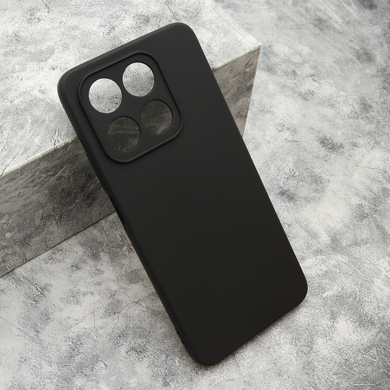 Honor X7d silikonska futrola Gentle Color (Black) - Mgs mobil Niš