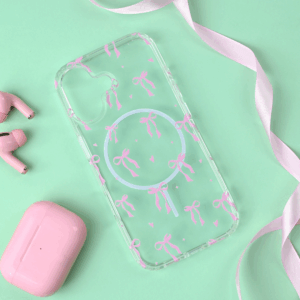 iPhone 17 Magsafe Print silikonska maska (Cute Bow) - Mgs mobil Niš