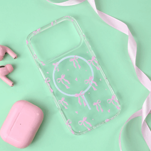 iPhone 17 Pro Magsafe Print silikonska maska (Cute Bow) - Mgs mobil Niš