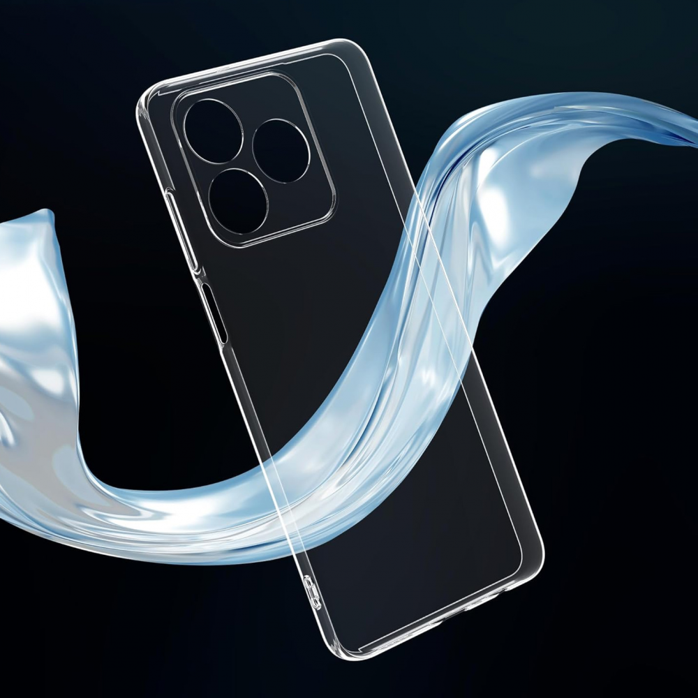 Honor X5c Plus silikonska futrola Clear (Transparent) - Mgs mobil Niš