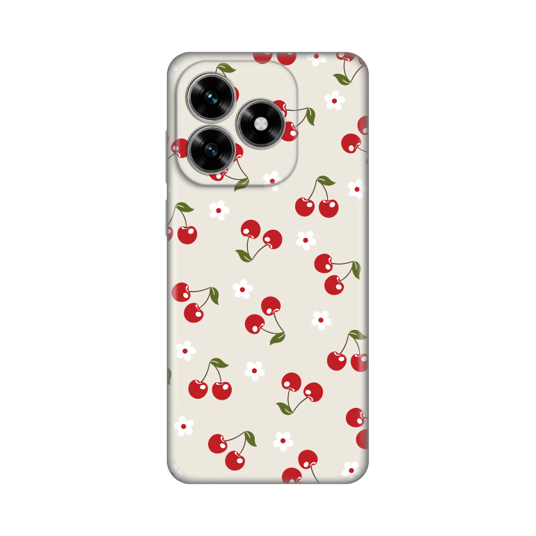 Honor X5c Plus silikonska maska Cherry (Print) - Mgs mobil Niš