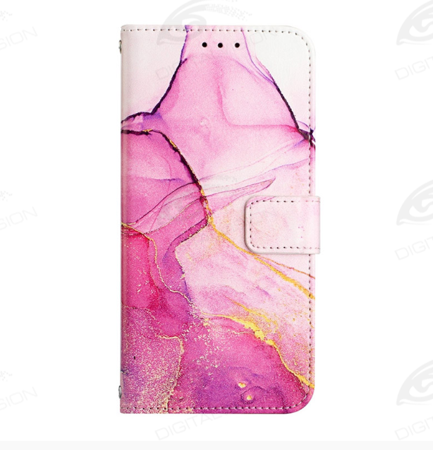 Honor Magic 8 Lite futrola na preklop Marble (Pink) - Mgs mobil