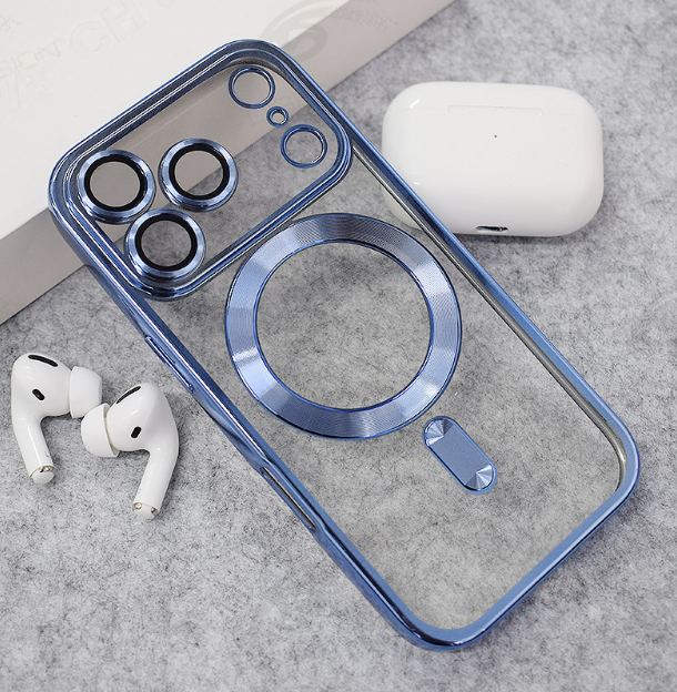 iPhone 17 Pro Max Camera Protect magsafe futrola (Blue) - Mgs mobil Niš