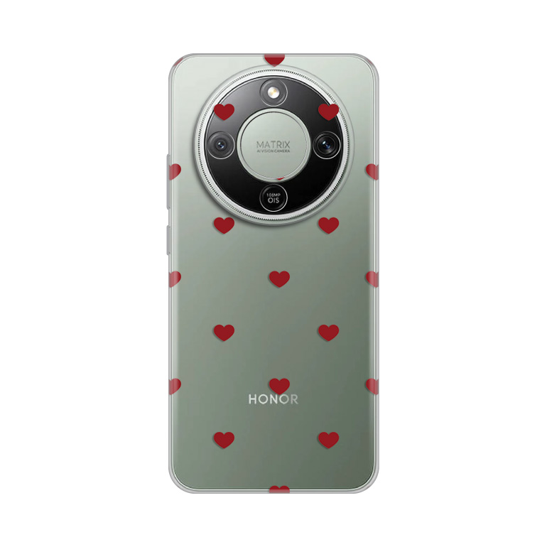 Honor Magic 8 Lite silikonska maska Hearts (Print) - Mgs mobil Niš