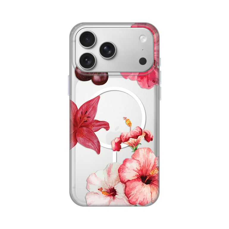 iPhone 17 Pro Max Magsafe Print maska (Hibiscus) - Mgs mobil Niš