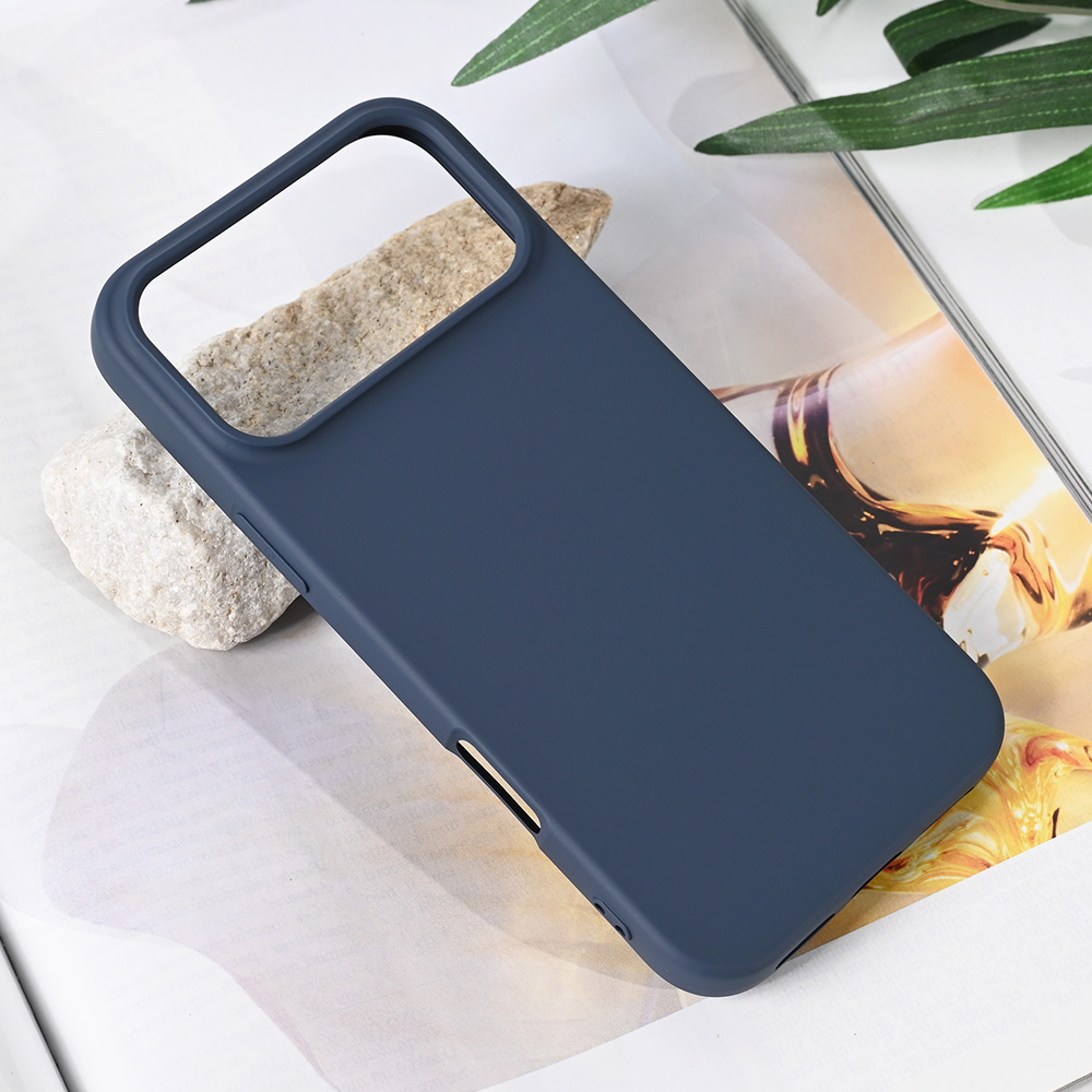 iPhone 17 Pro Max Soft Velvet silikonska futrola (Blue) - Mgs mobil