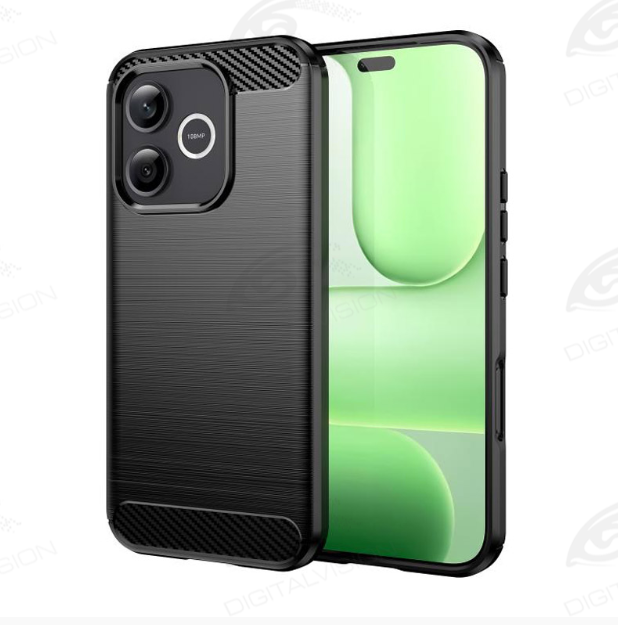 Honor 600 Lite Carbon silikonska maska (Black) - Mgs mobil Niš