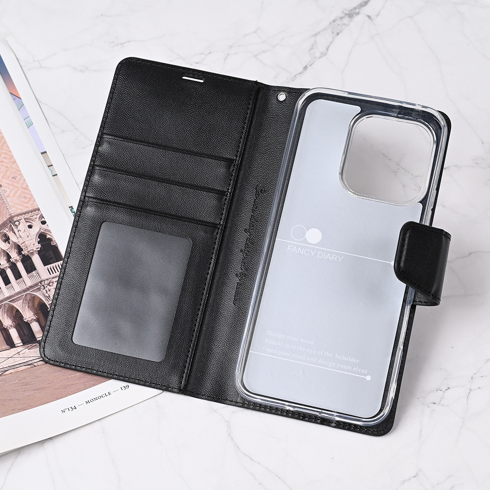 Honor 600 Lite futrola na preklop Hanman (Black) - Mgs mobil Niš 1