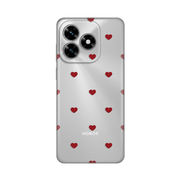 Honor X5c Plus silikonska maska Hearts (Print) - Mgs mobil Niš