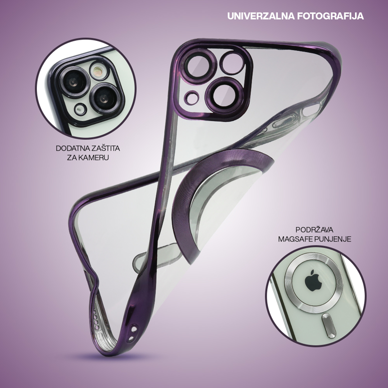 Samsung S26 Ultra Camera Protect magsafe futrola (Purple) - Mgs mobil Niš